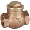 Check valve Type: 1430 Bronze/Brass Swing type Straight PN16 Internal thread (NPT) 1/2" (15)